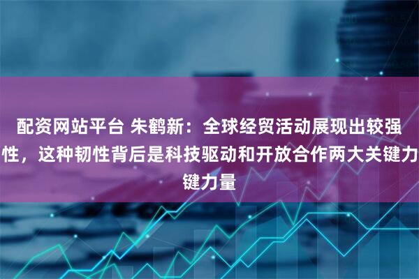 配资网站平台 朱鹤新：全球经贸活动展现出较强韧性，这种韧性背后是科技驱动和开放合作两大关键力量